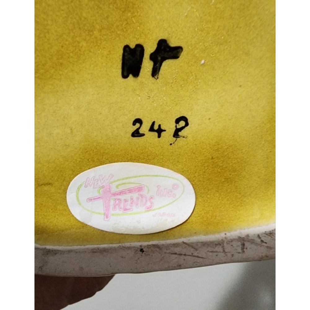 New Trends vintage set coffee cups mugs 3d vegetables square Japan - Picture 3 of 3